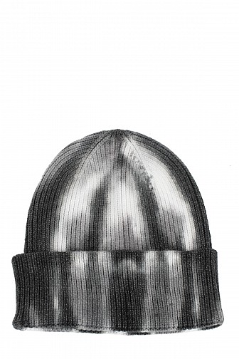 Tie-Dye Ribbed Knit Cuffed Beanie