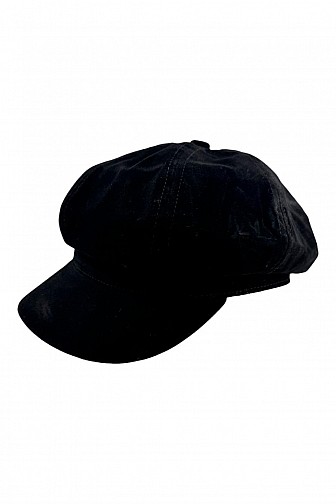 SOFT SUEDE NEWSBOY CABBIE CAP