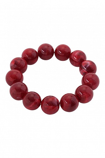 ACRYLIC BEAD STRETCH BRACELET
