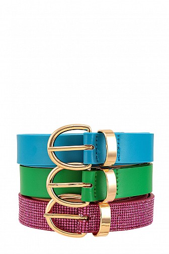 CLASSIC COLOR TRIO BELT, 44
