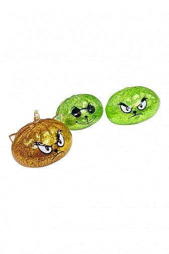 HOLIDAY MYSTERY BLIND BOX GLITTER SQUISHY DUMPLING TOY 12PCS