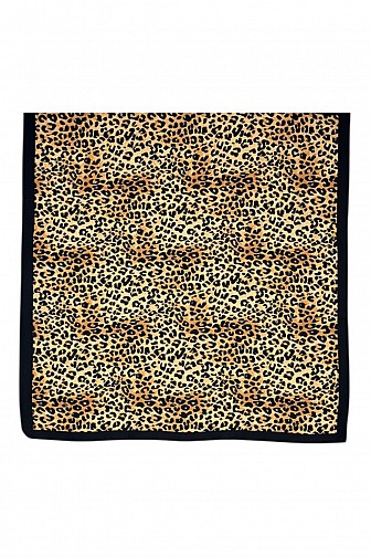 CLASSIC LEOPARD PRINT OBLONG SCARF WRAP