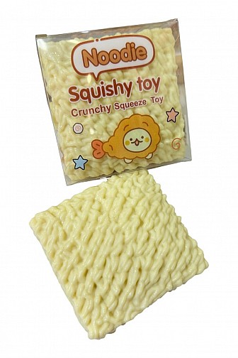 INSTANT RAMEN NOODLE CRUNCHY SQUEEZE SQUISHY TOY - 12PCS