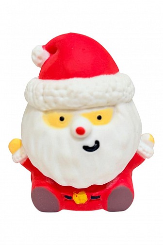 CHRISTMAS SANTA CLAUS SQUEEZE SQUISHY FIDGET TOY - 12PCS