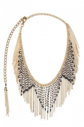 Boho Beaded Fringe Chain Tassel Waist Belly Belt
