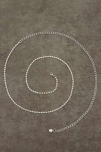 Dainty Rhinestone Cupchain Belly Chain Waist Belt