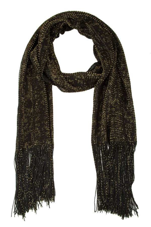 Shimmer and Shine Scarf with Fringe