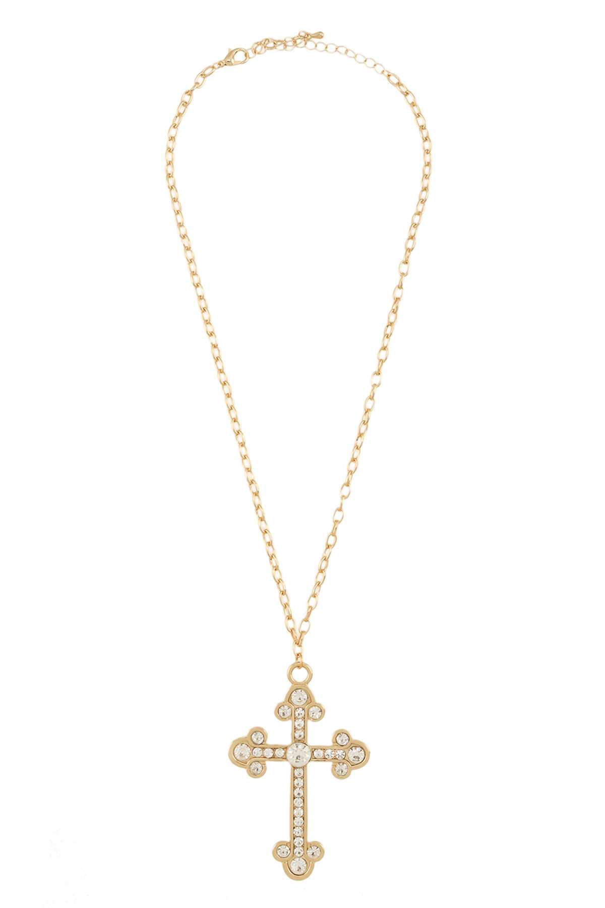 Budded Cross Necklace