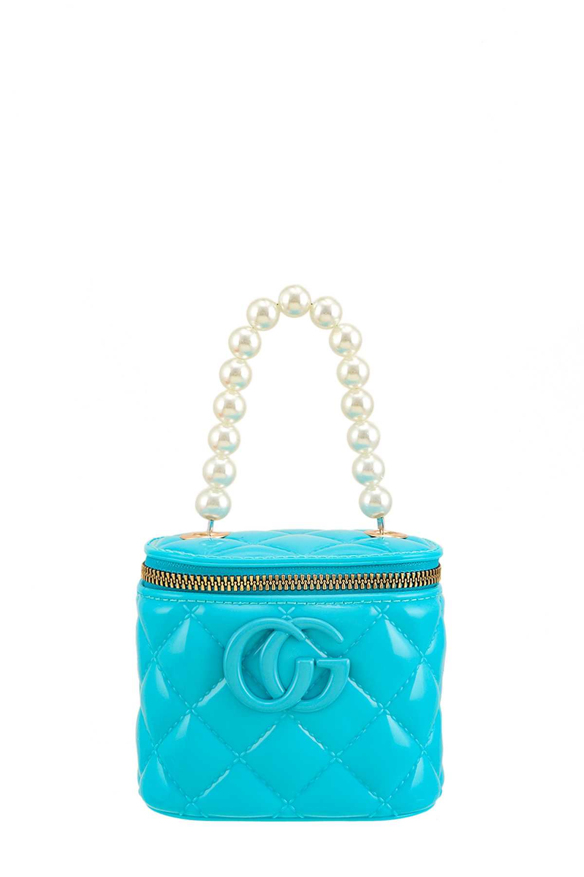 Small Jelly Bag with Pearl Handle and CG Charm