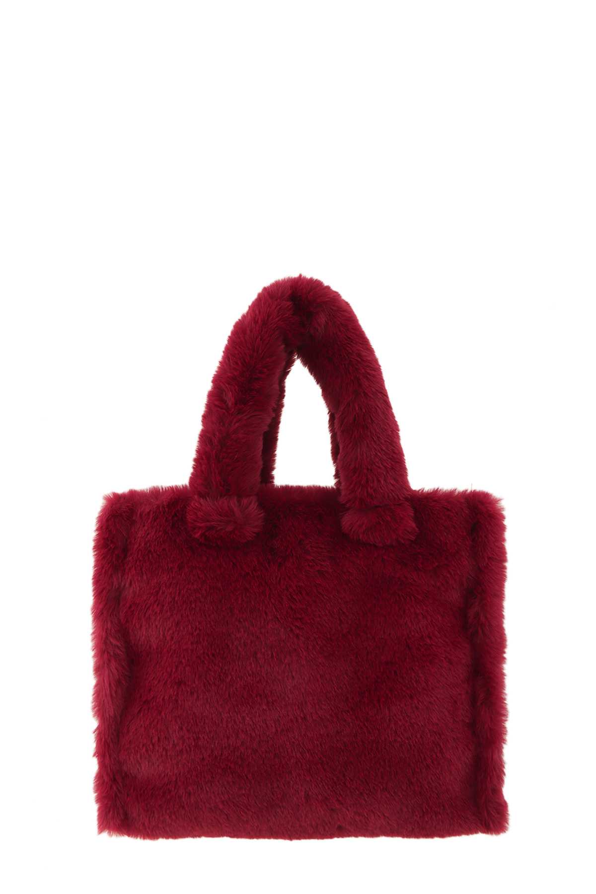 Mini Faux Fur Hand and Crossbody Bag