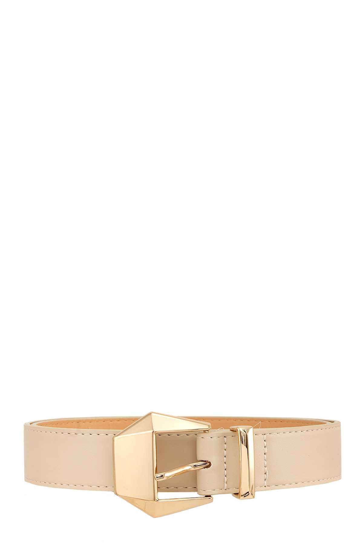 Classic Buckle Pu Leather Belt