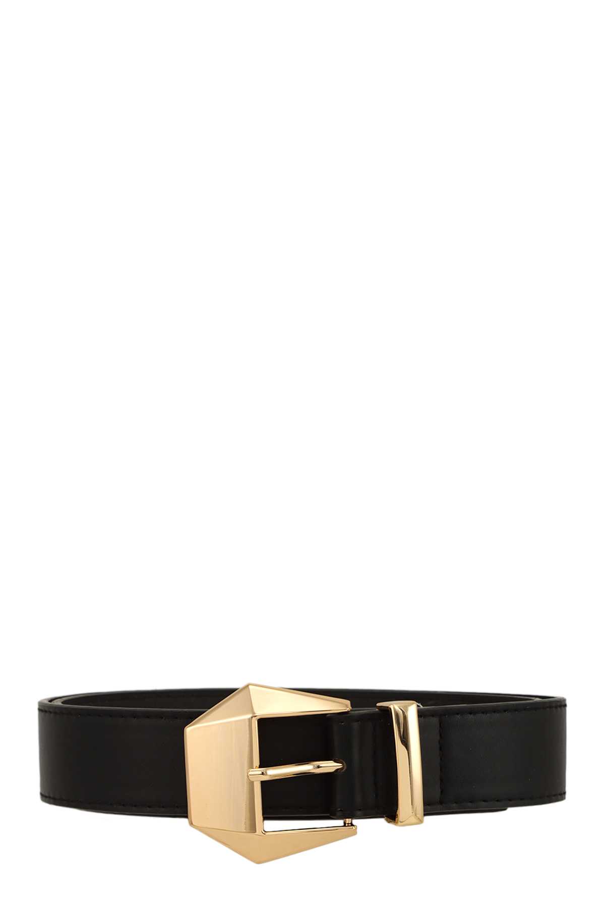 Classic Buckle Pu Leather Belt