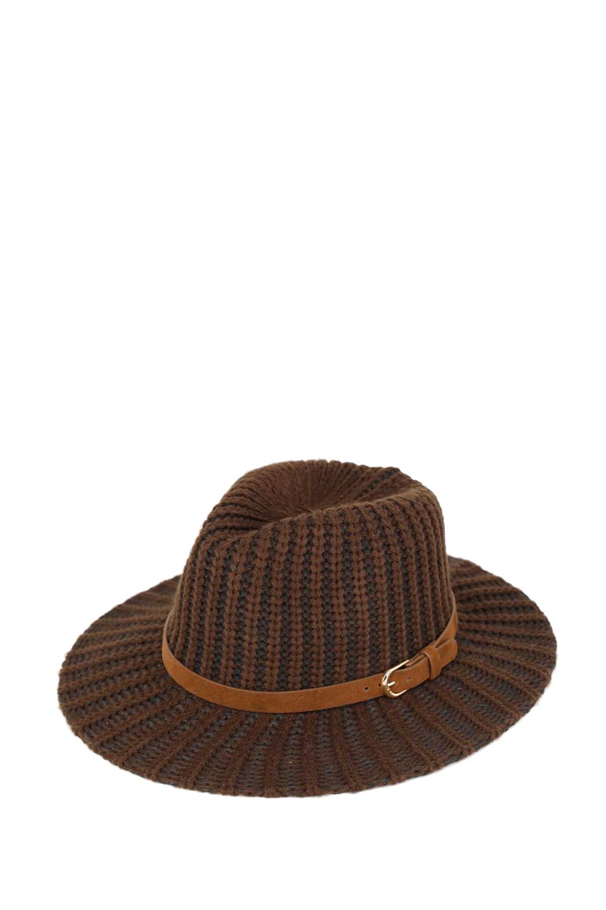 Knit Belt Band Panama Hat