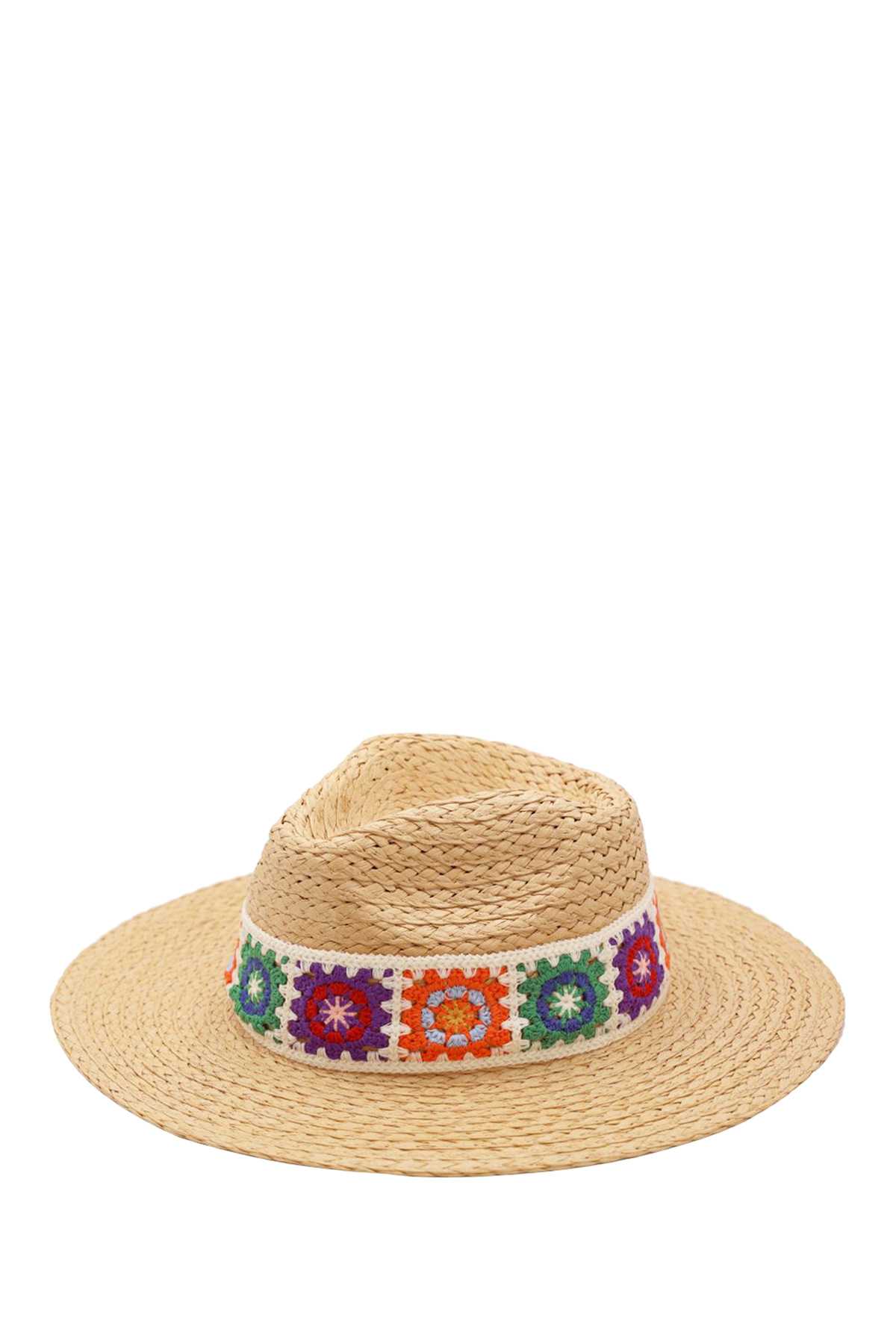 Flower Straw band Sun Hat