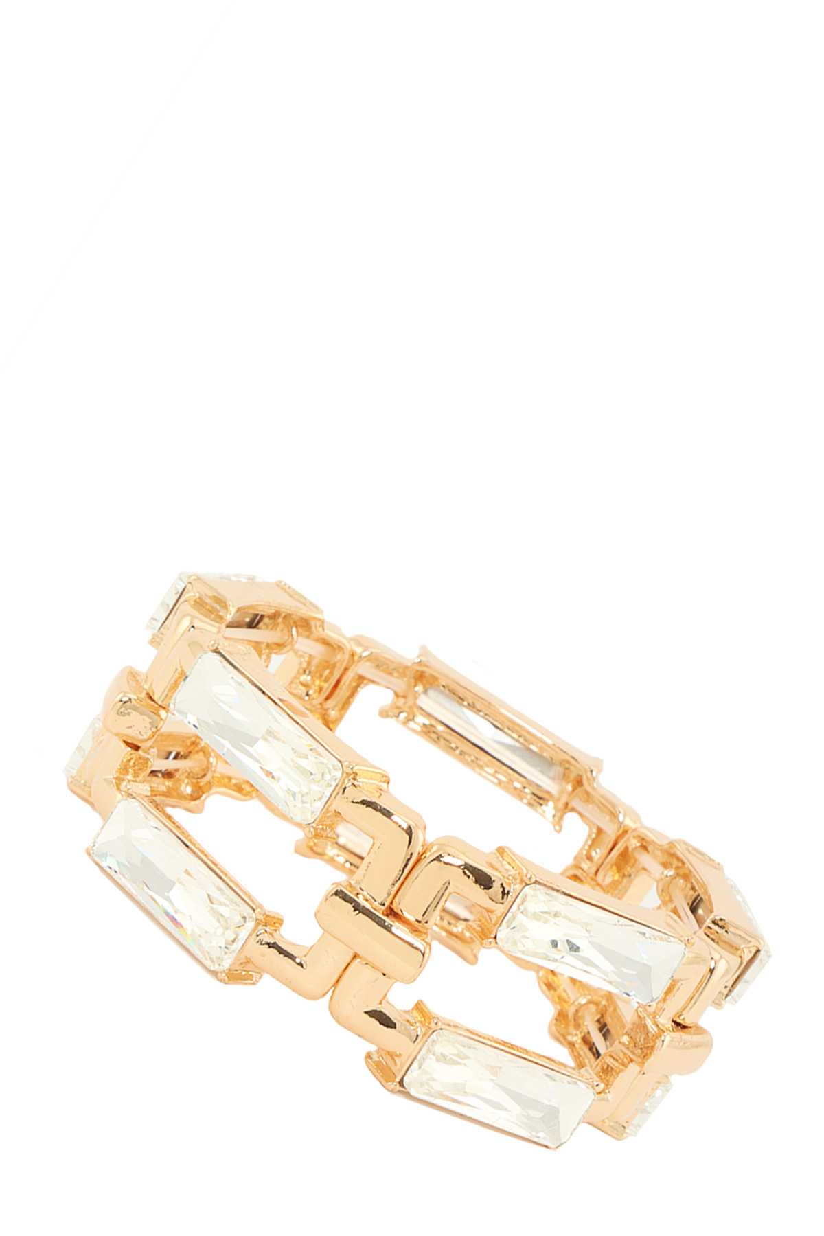 Double Crystal Link Bracelet