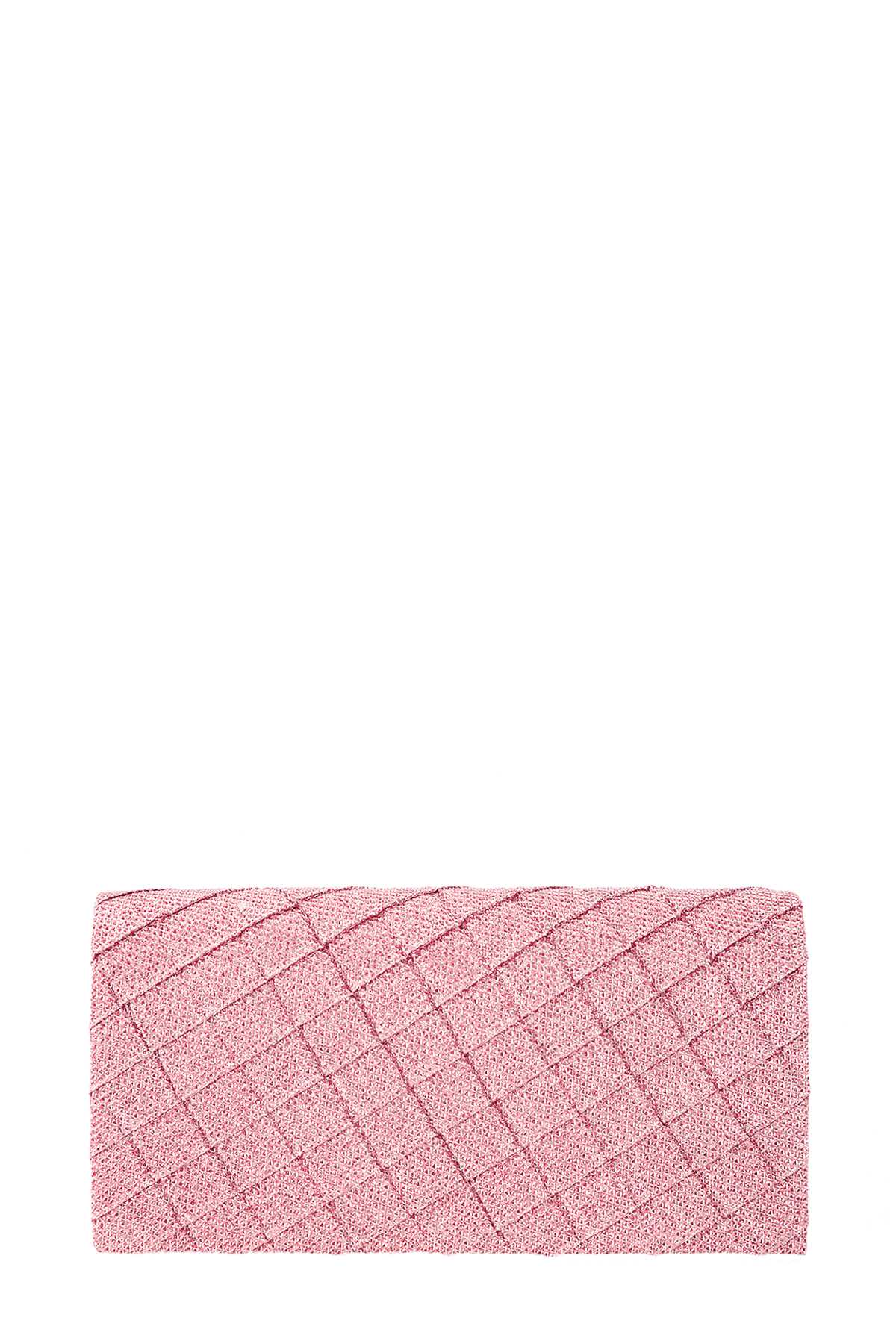 GLITTER QUILTED CLUTCH BAG