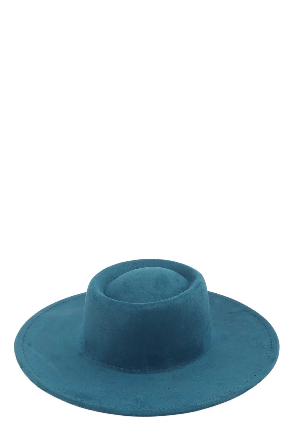 Solid Wide Brim Fedora Hat