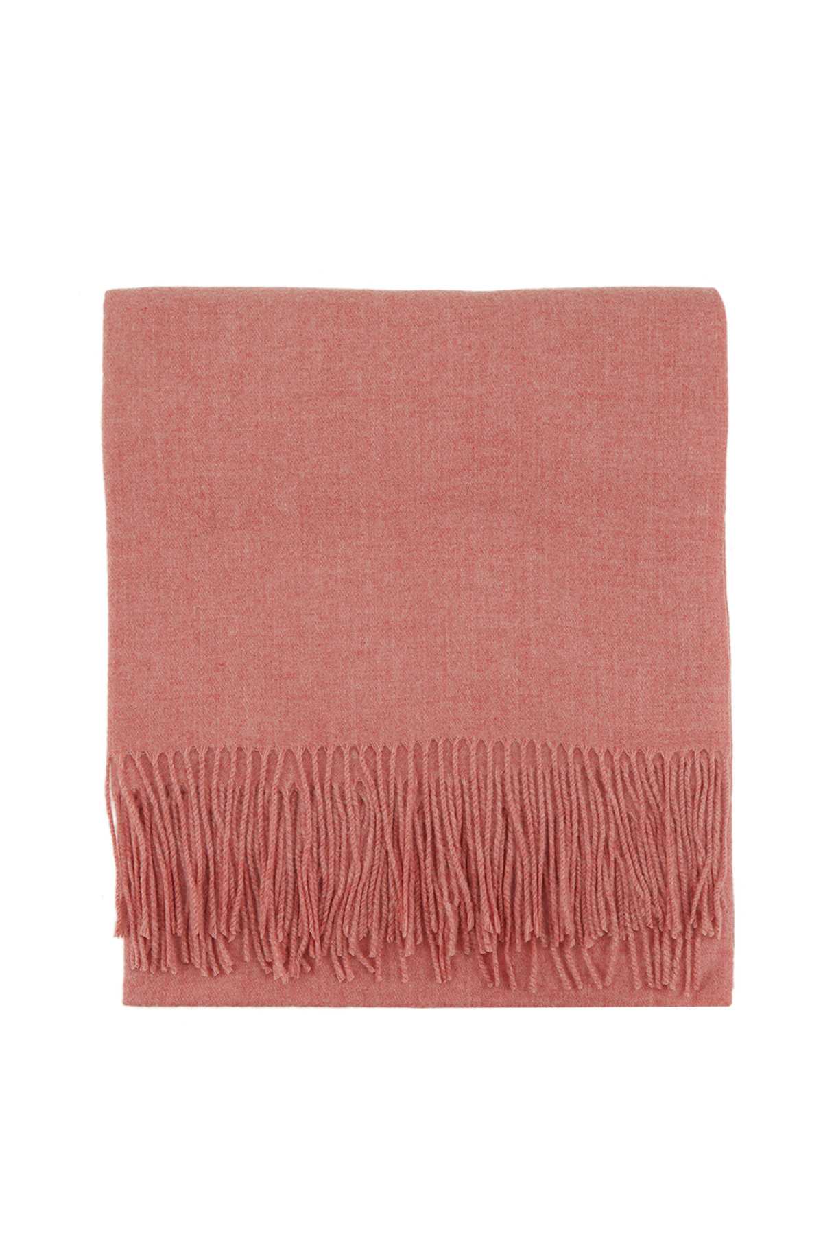 Solid Fringed Edge Scarf