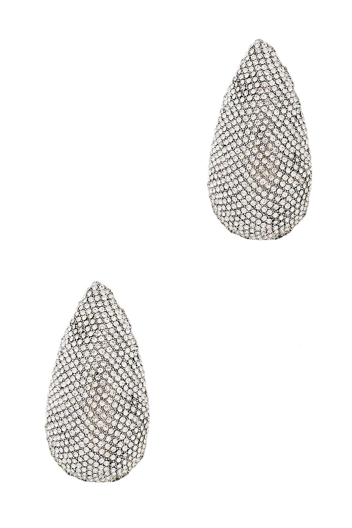 Full Rhinestone Teardrop Earring