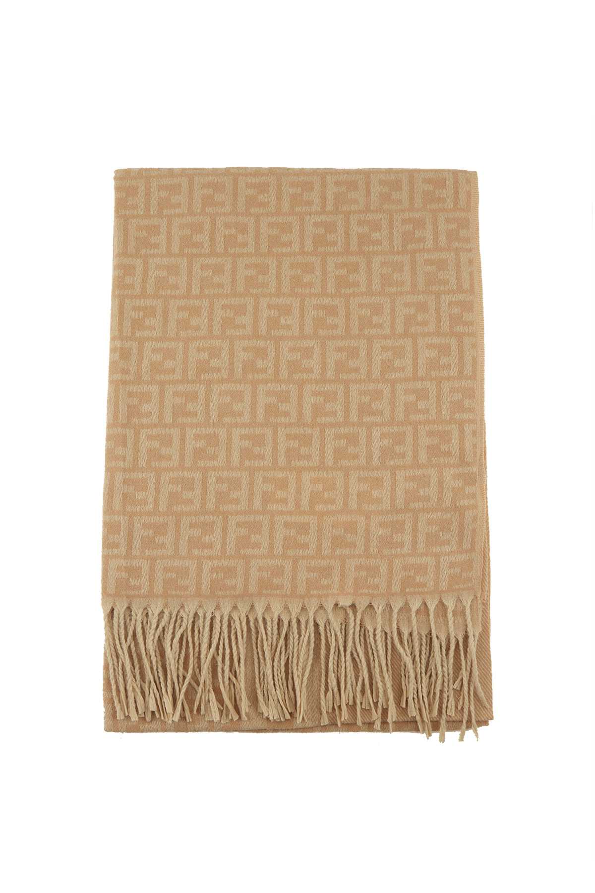 Geometric Pattern Printed with Fringe Scarf