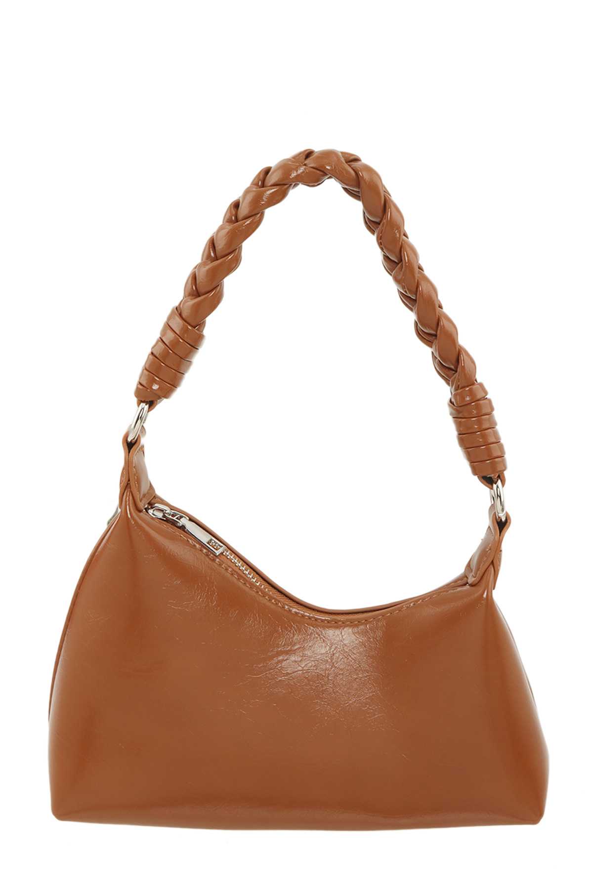 Small Shoulder Bag with  Braided Top Handle