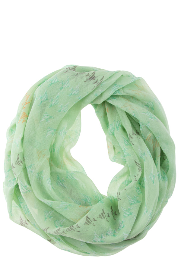 Angelfish cotton infinity scarf