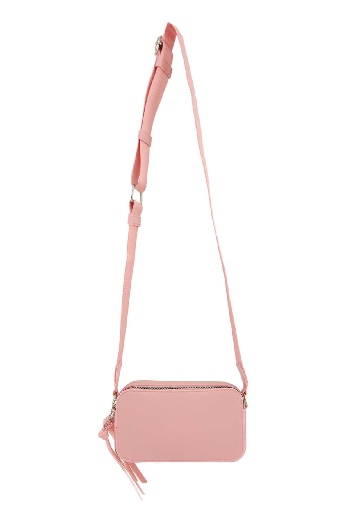 Small Textured Jelly Hand Bag with Polyester Strap