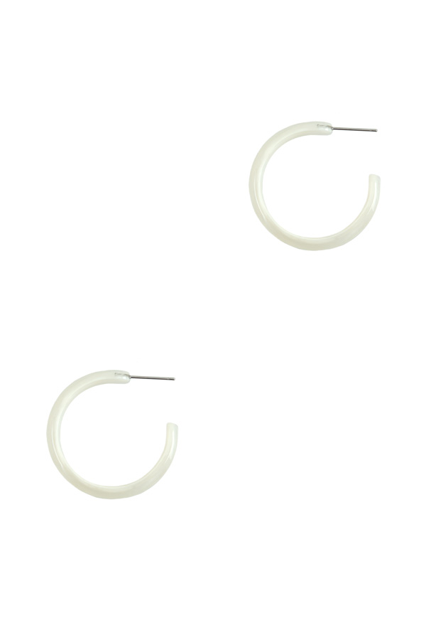 Celluloid 38mm Hoop Earring