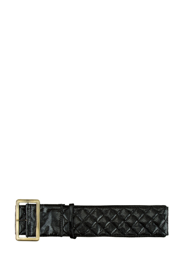 Quilted Wide Coset Belt