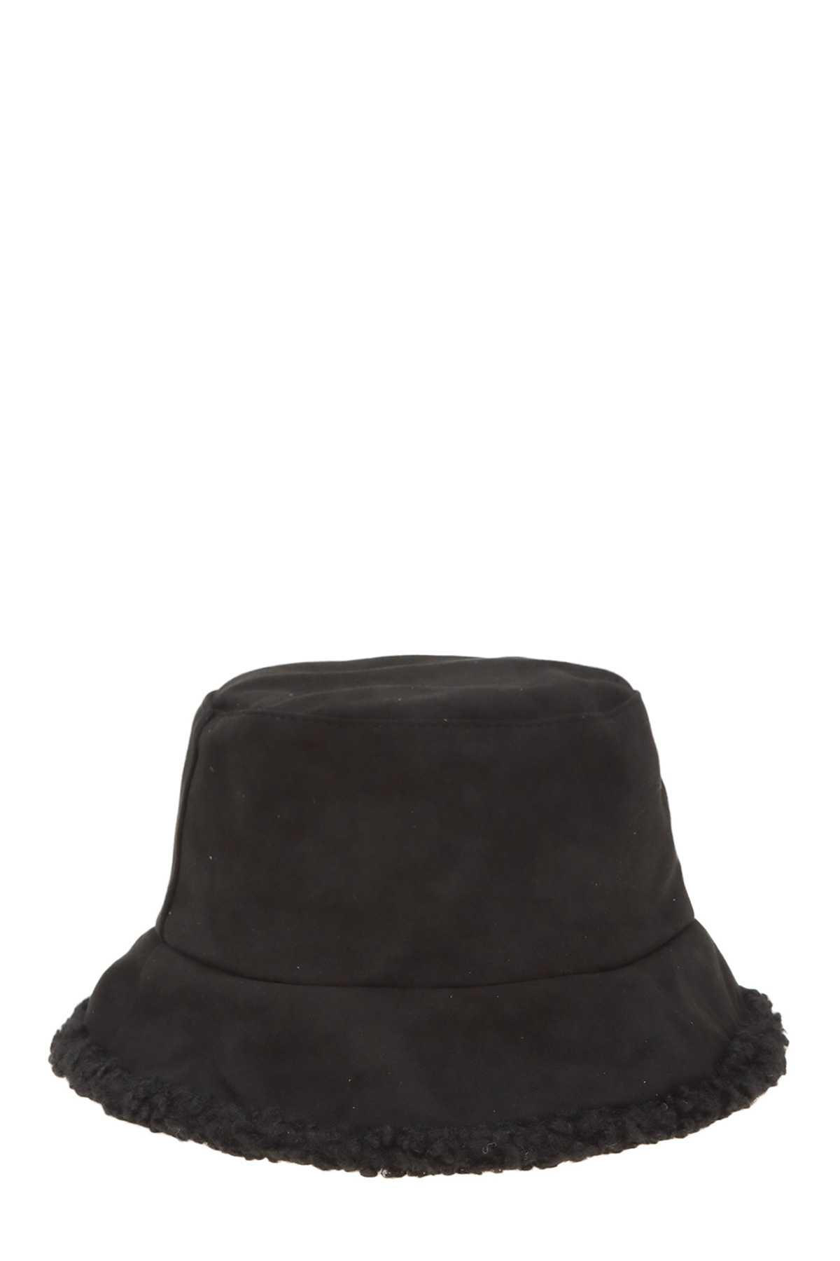 Fur Inner Suede Feel Bucket Hat