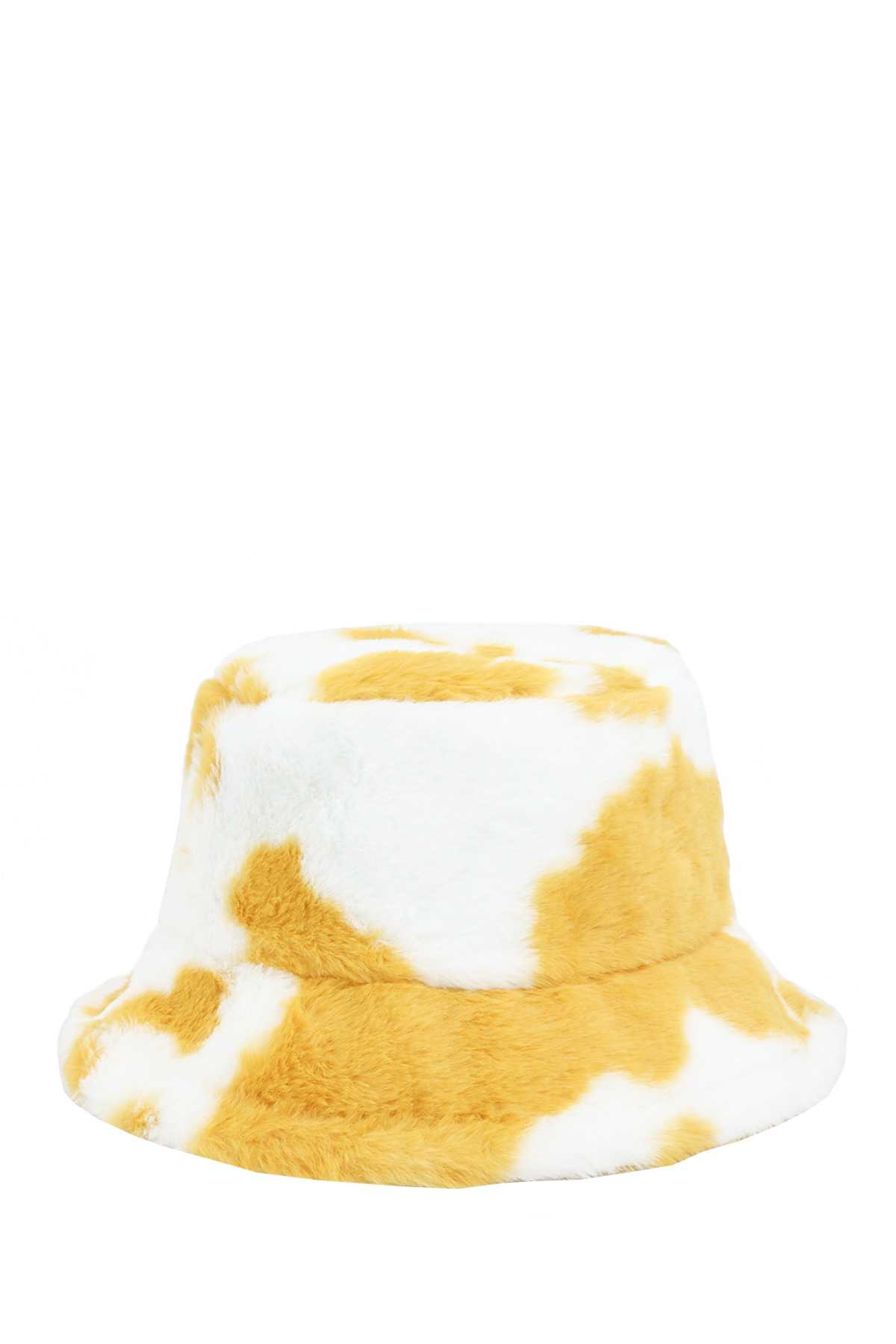 Milk Cow Fur Bucket Hat