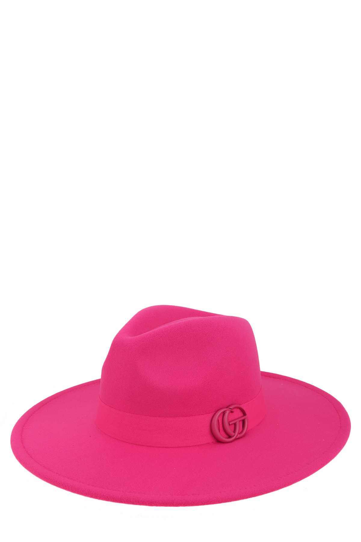 Enamel Coated GO Charm Fedora Hat