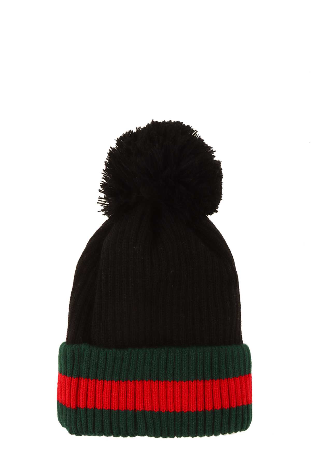 Basic Stripes Pom Pom Beanie