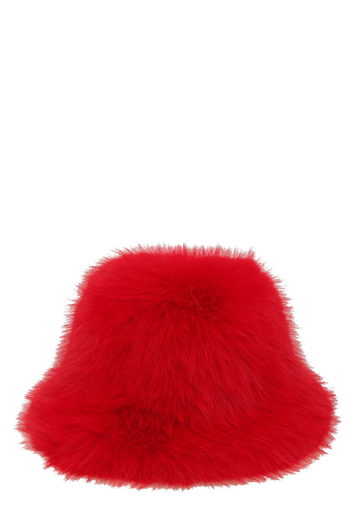 Fluffy Faux Fur Bucket Hat