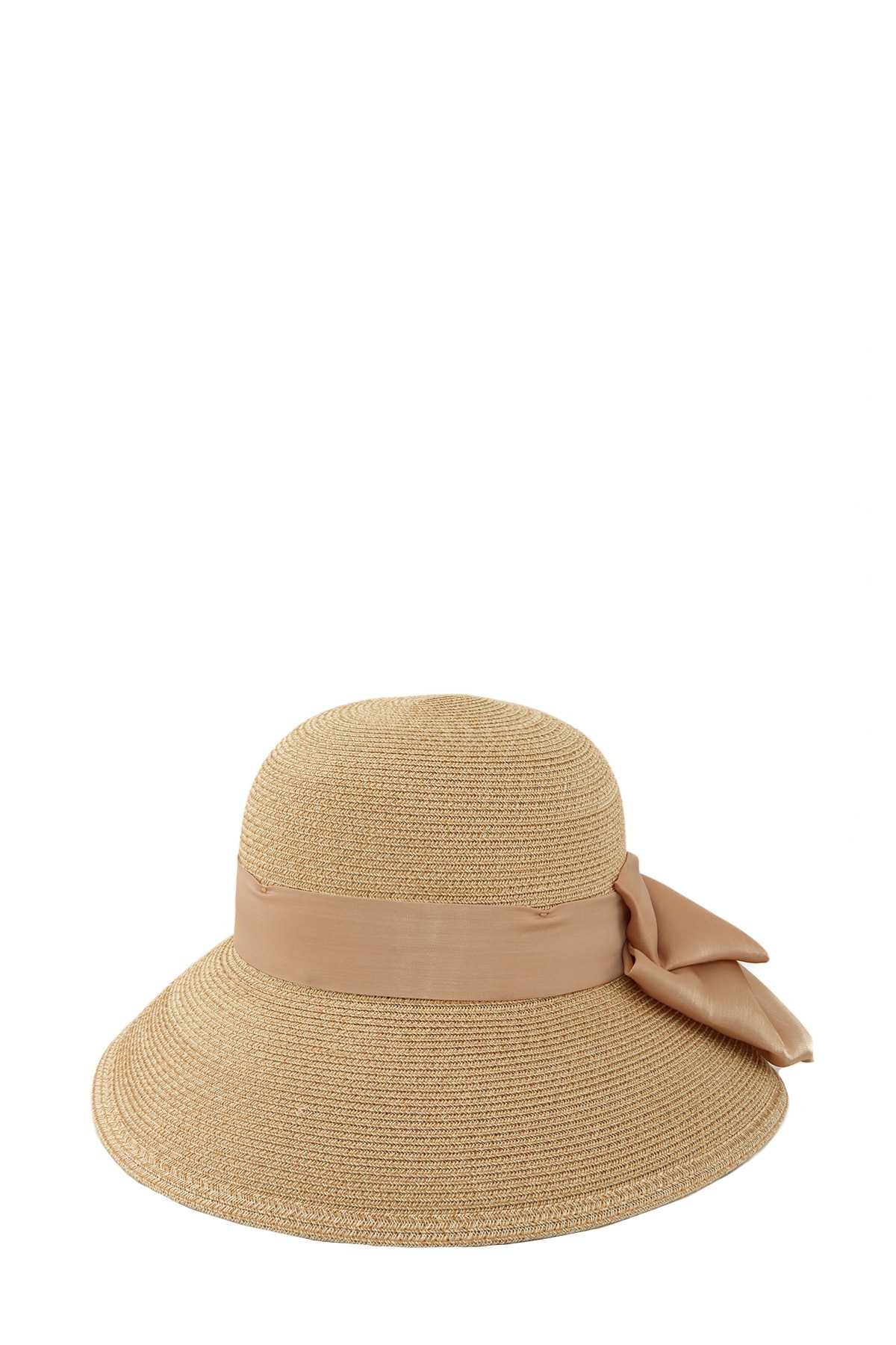 Straw Back Ribbon Panama Sun Hat
