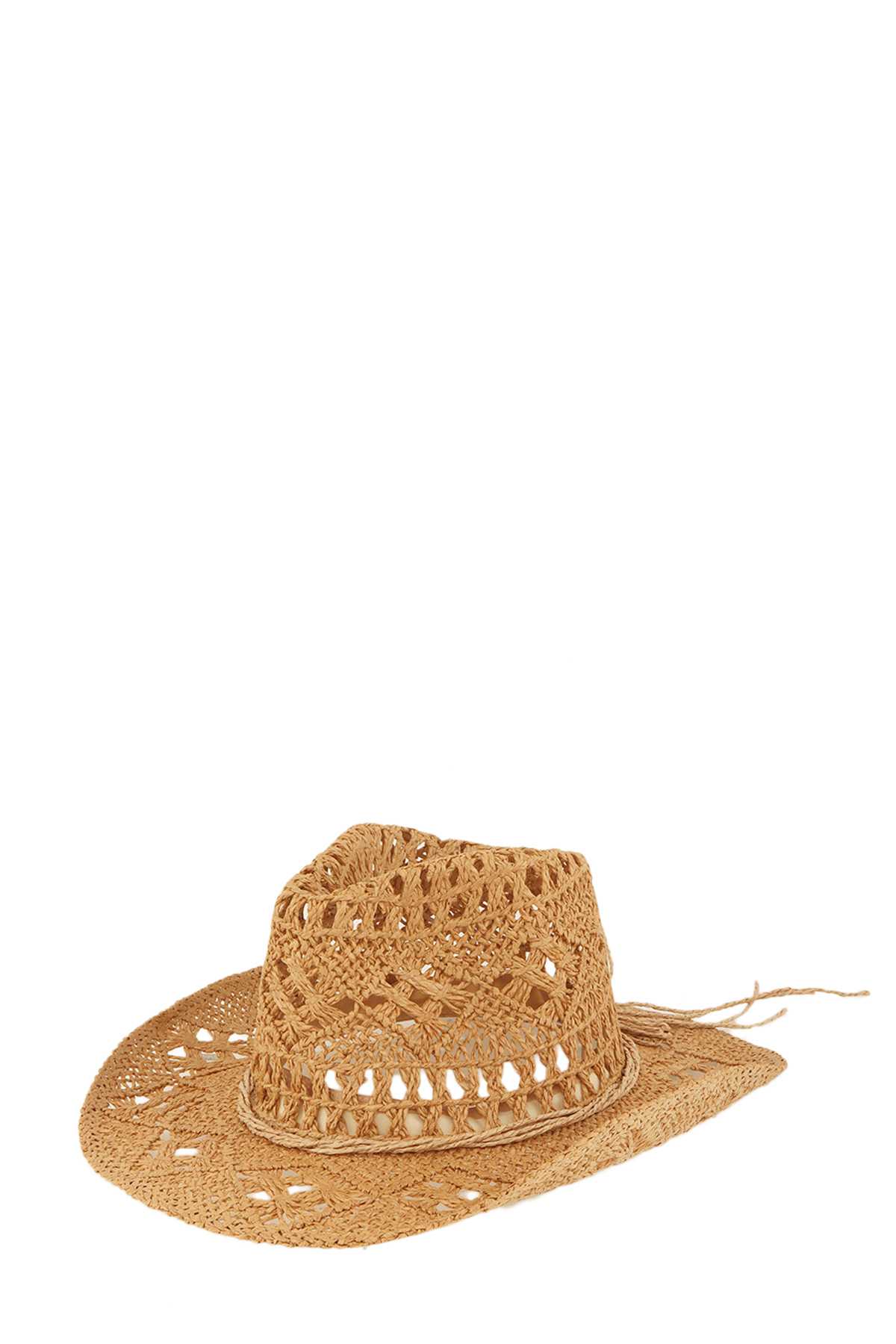 Straw Braided Cowboy Sun Hat