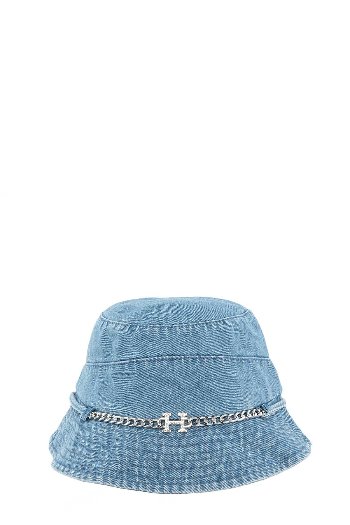 H Metal Accent Bucket Hat