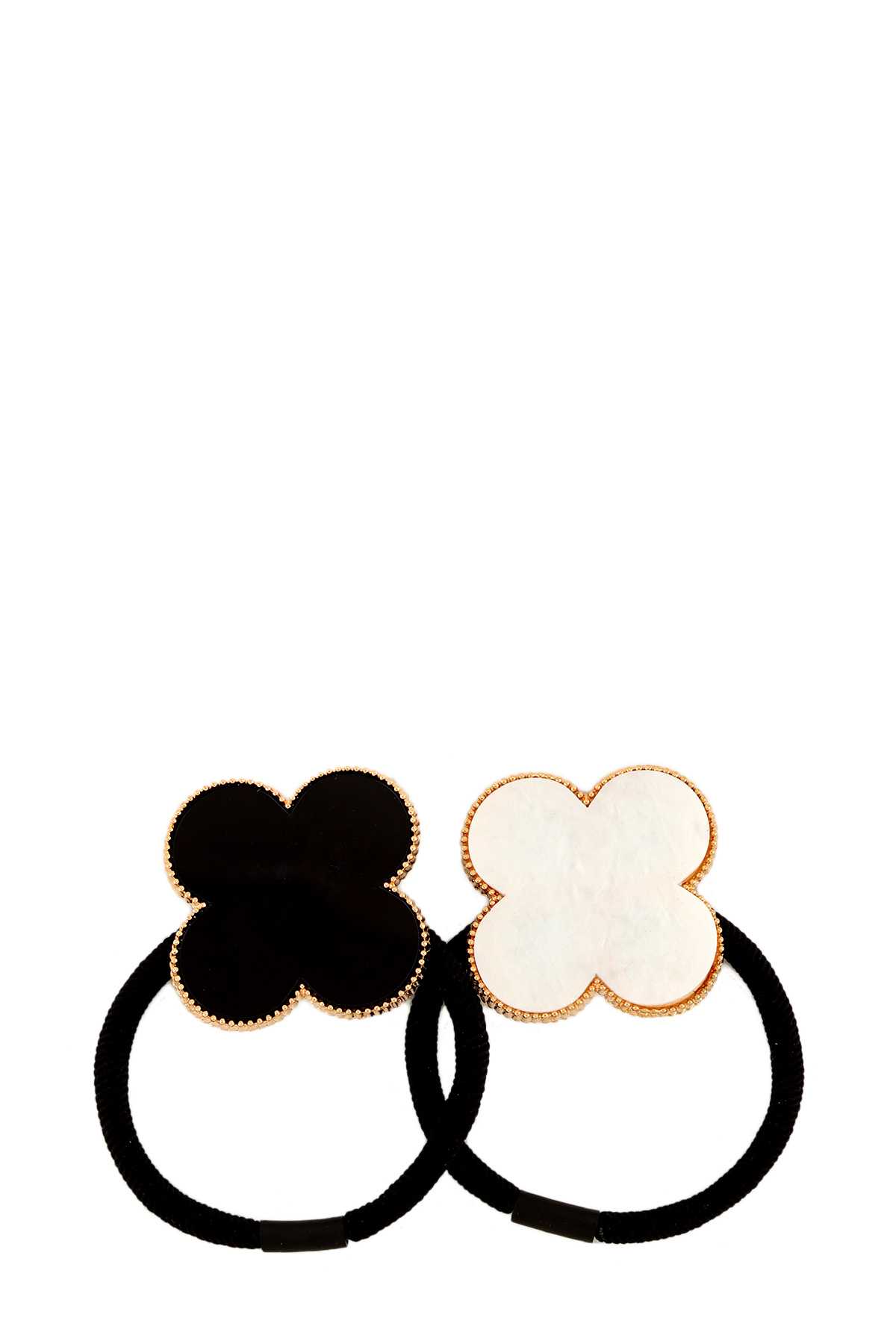 Two pcs Clover Hair Tie