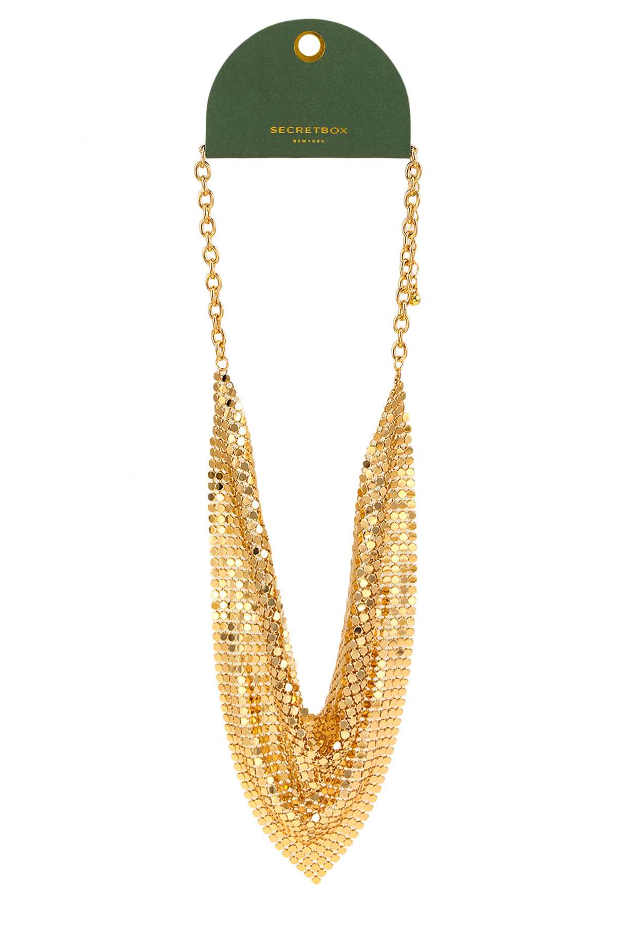 Mesh Chain Scarves Necklace