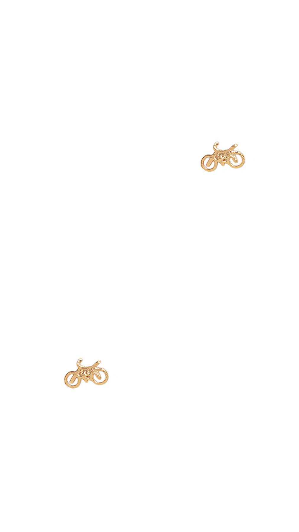 Bicycle Stud Earring