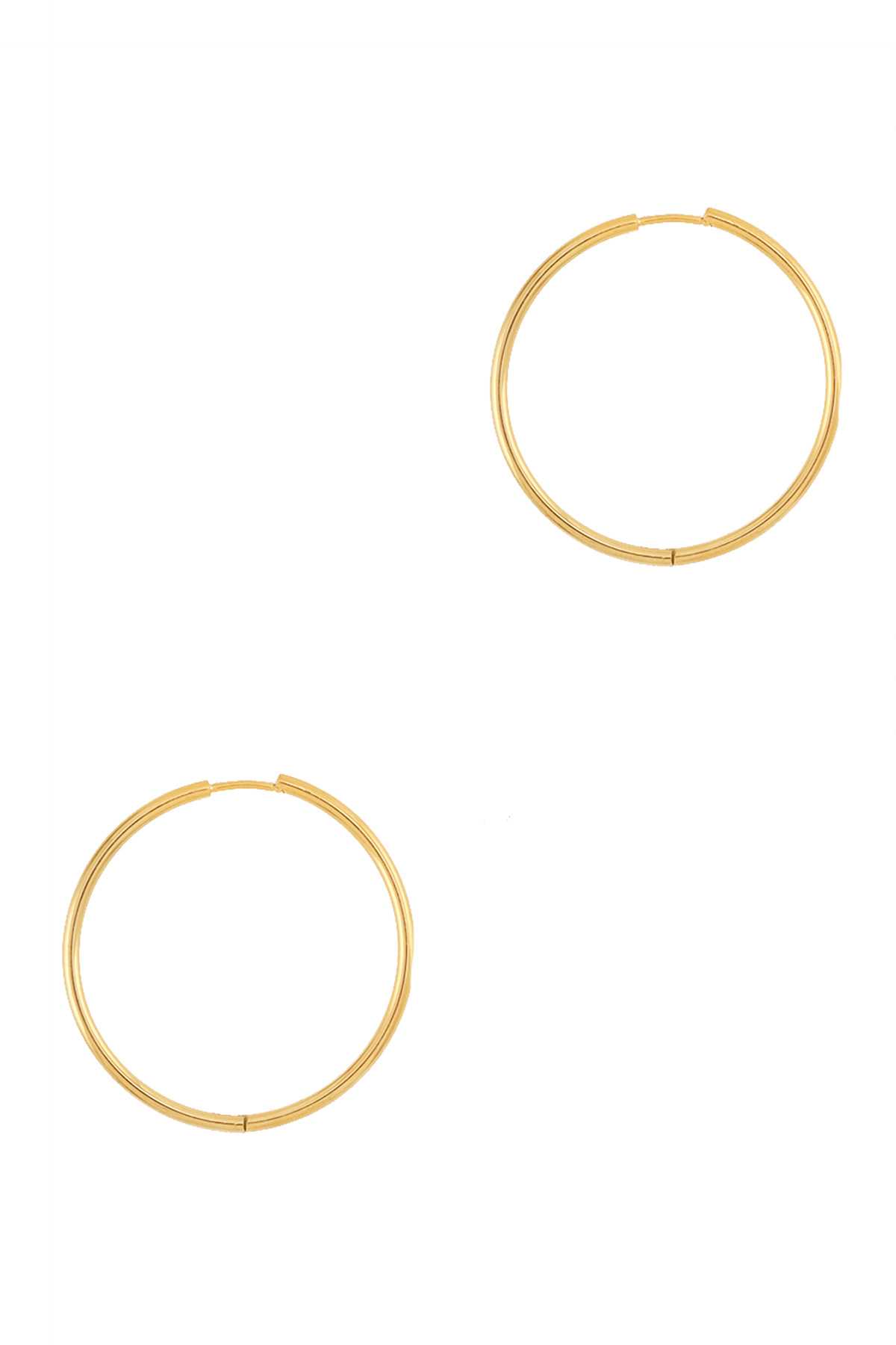 38mm Classic Tube Hoop Earring