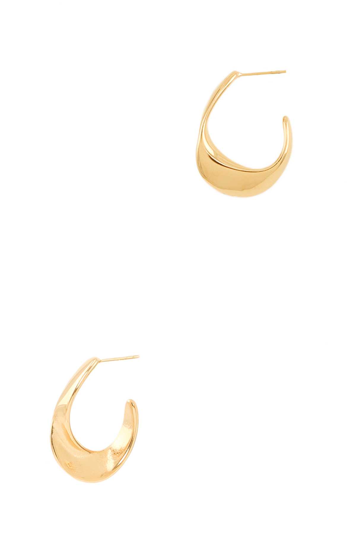 Large J Hoop Earring