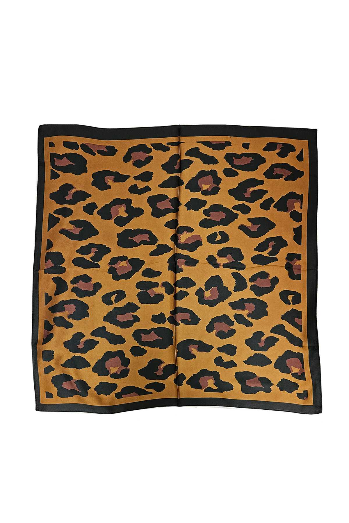 Cheetah Print Square Bandana Scarf