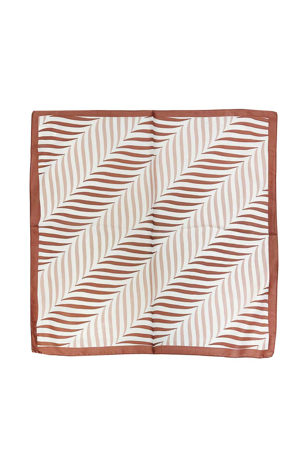 Striped Print Bandana Scarf