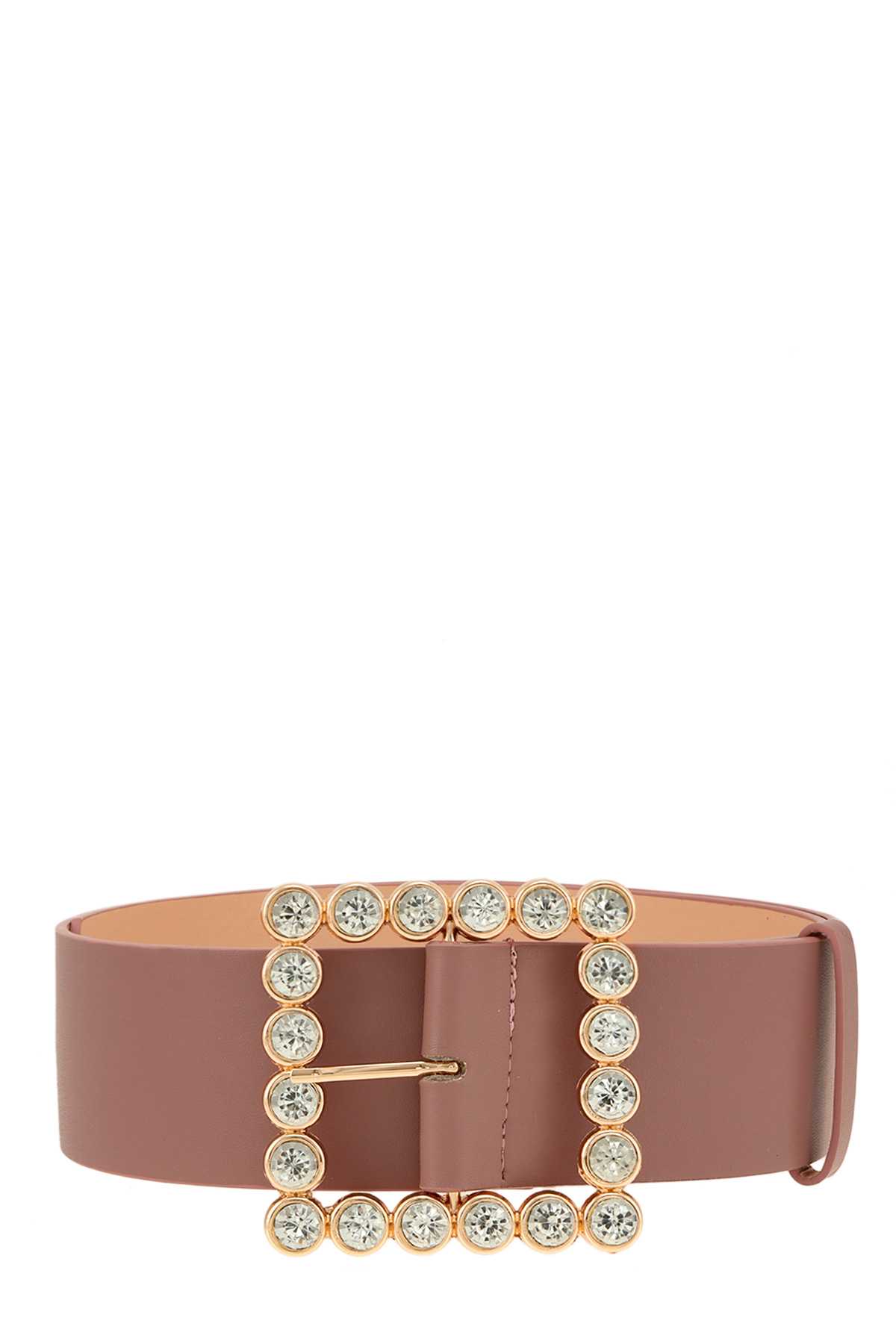 Rhinestone Square Buckle Belt