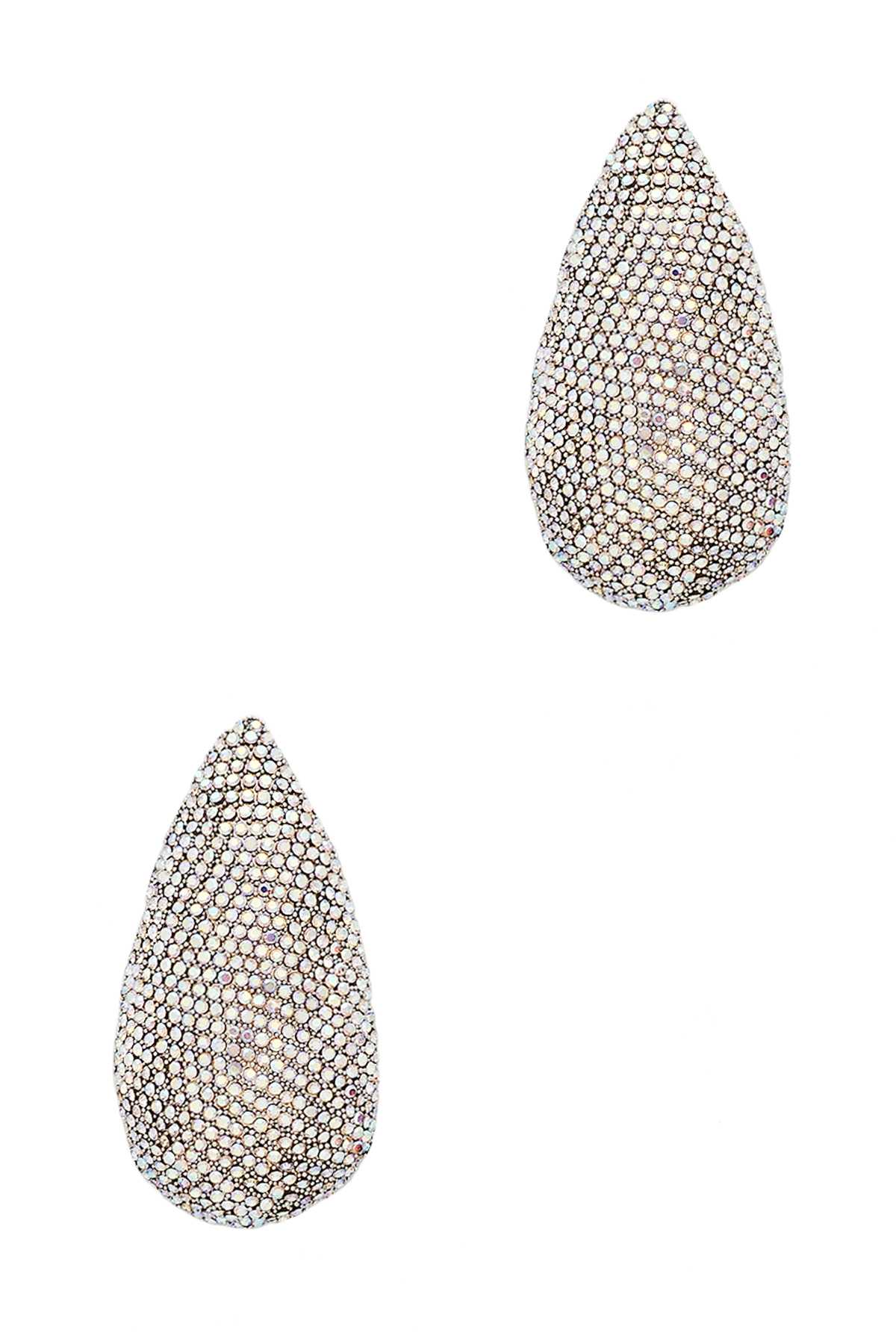 Full Rhinestone Teardrop Earring