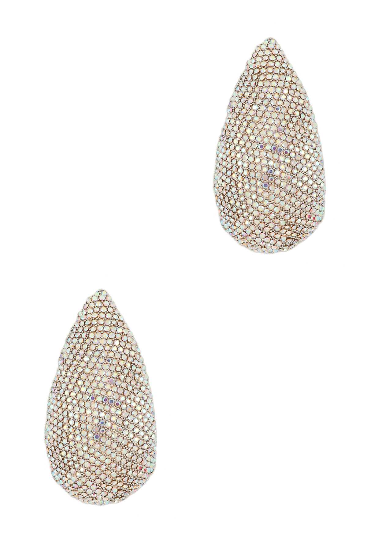 Full Rhinestone Teardrop Earring