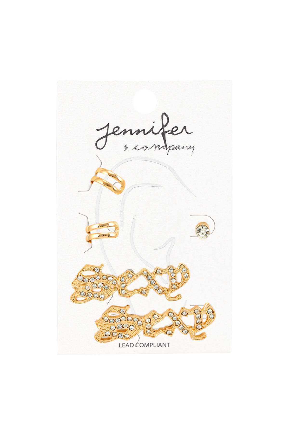 SEXY Earring and Ear Cuff Set