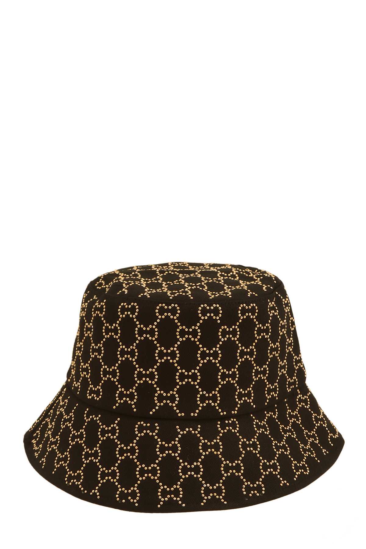 C Bead Embellished Bucket Hat