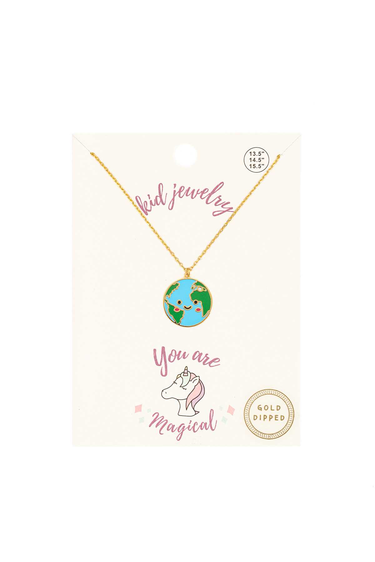 KIDS Globe Pendant Necklace